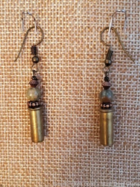 Bullets,Crystals & Bling Necklace & Earrings.Handmade-1 of 1. NE30*REDUCED*-img-3