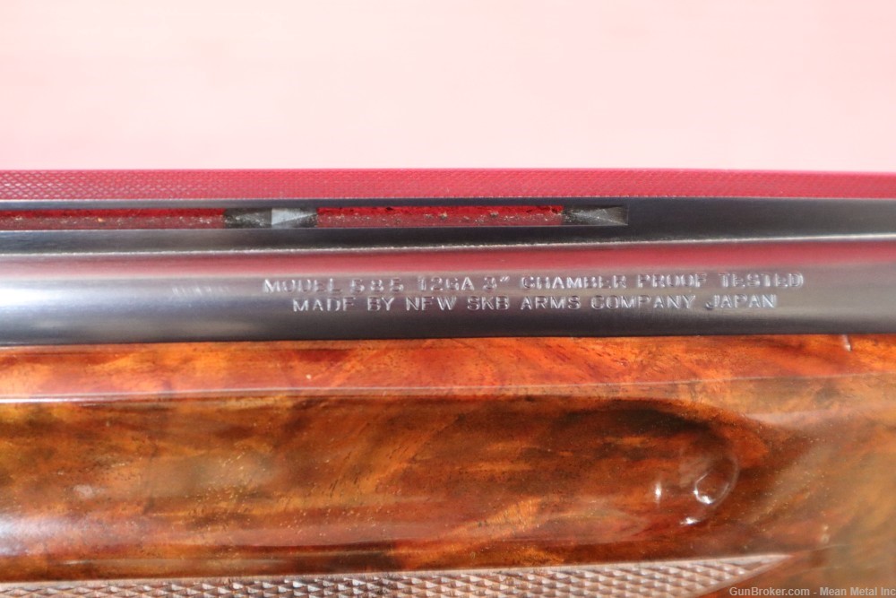 SKB 585 12ga 30" O/U Shotgun Ported PENNY START Engraved w/Inlays NO RES-img-25