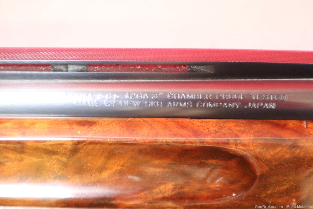 SKB 585 12ga 30" O/U Shotgun Ported PENNY START Engraved w/Inlays NO RES-img-24