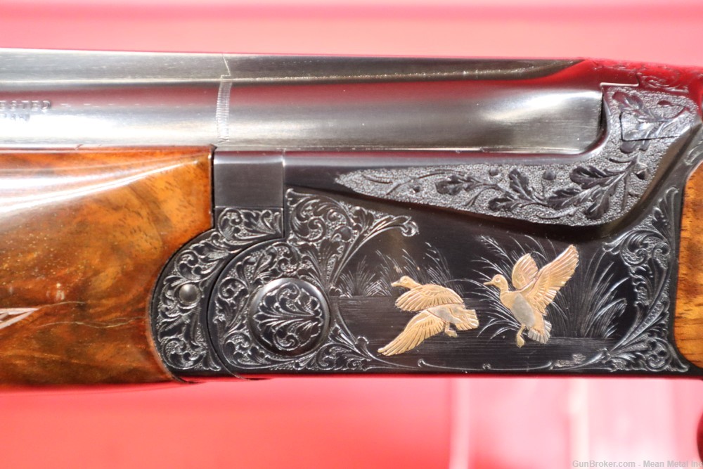 SKB 585 12ga 30" O/U Shotgun Ported PENNY START Engraved w/Inlays NO RES-img-22