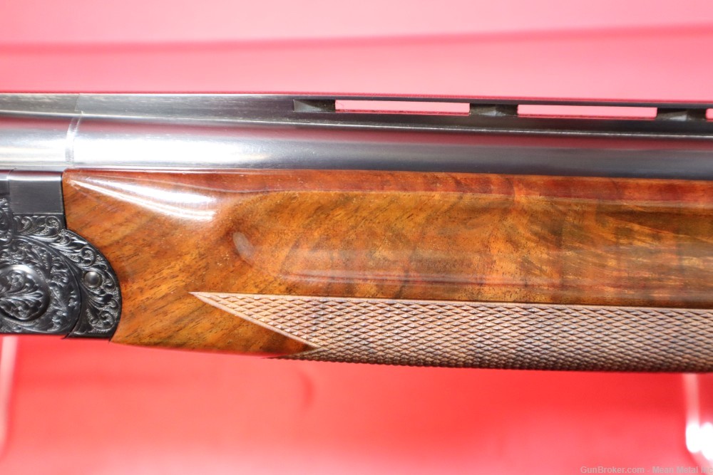 SKB 585 12ga 30" O/U Shotgun Ported PENNY START Engraved w/Inlays NO RES-img-5