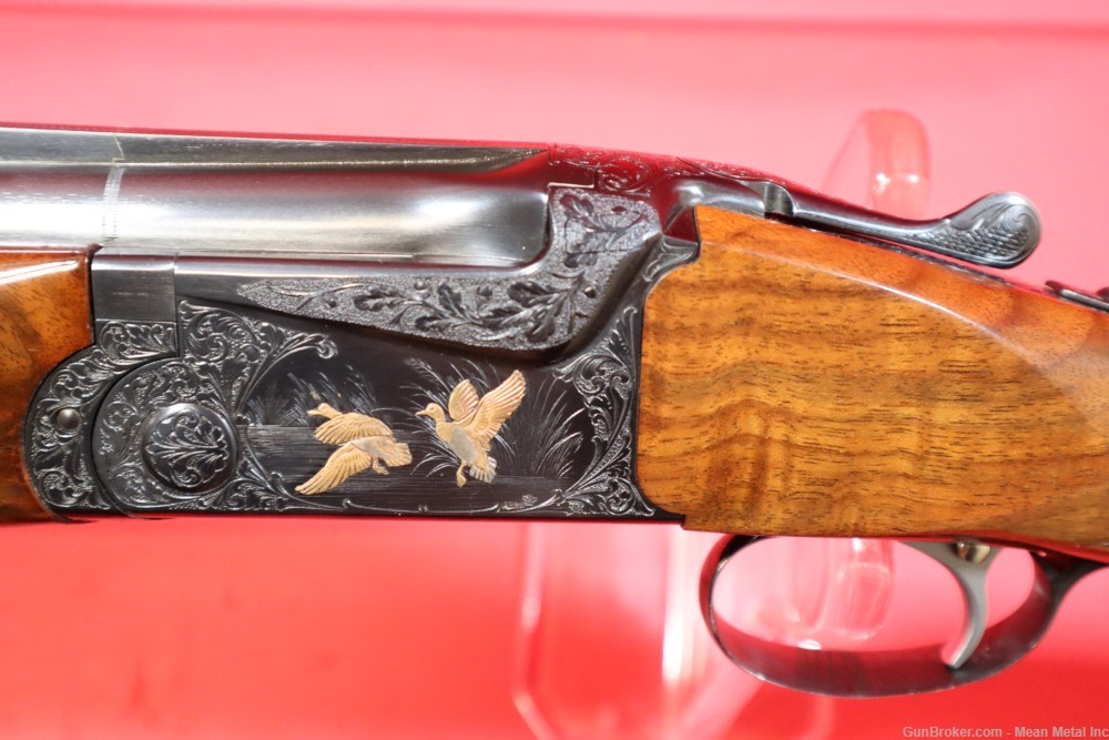 SKB 585 12ga 30" O/U Shotgun Ported PENNY START Engraved w/Inlays NO RES-img-21