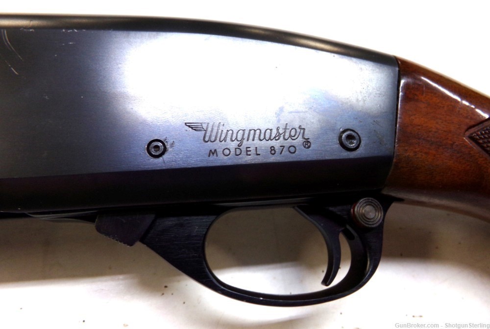 Used Remington 870 Wingmaster 12ga Shotgun with 25 in. IC choked barrel-img-4