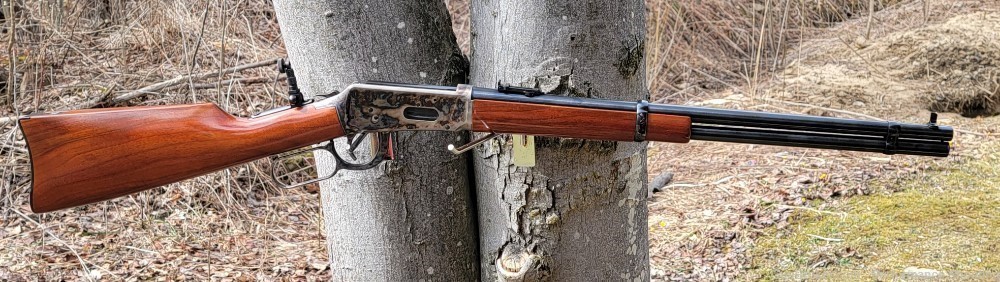 CIMARRON 1894 CARBINE 20" BARREL COLORED CASE HARDENED 30WCF-img-0