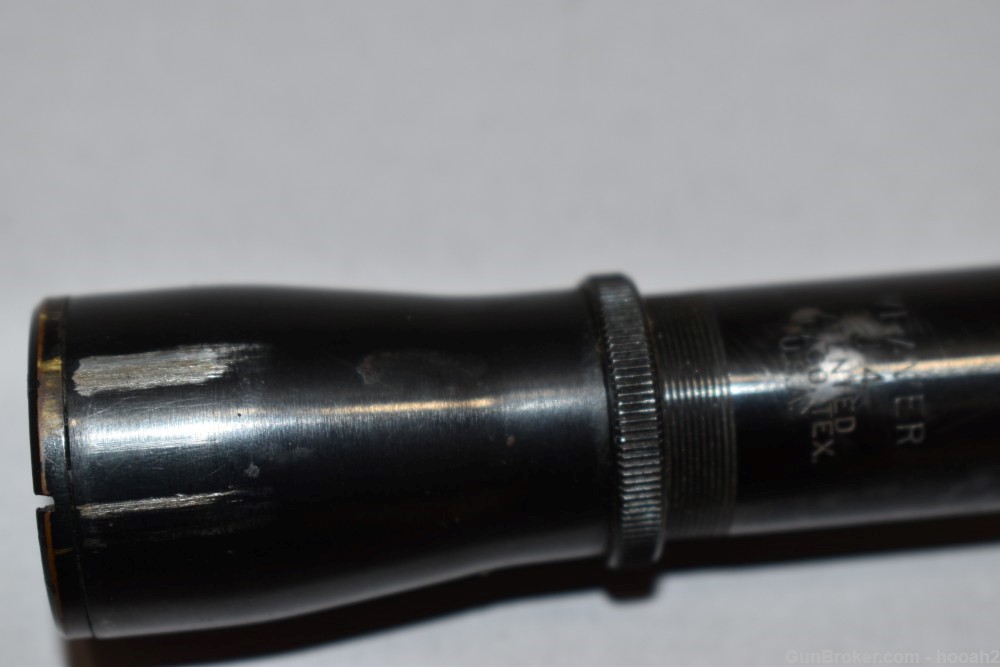 Vintage Weaver J4 Fixed 4X Rifle Scope Post & Crosshair Reticle-img-12