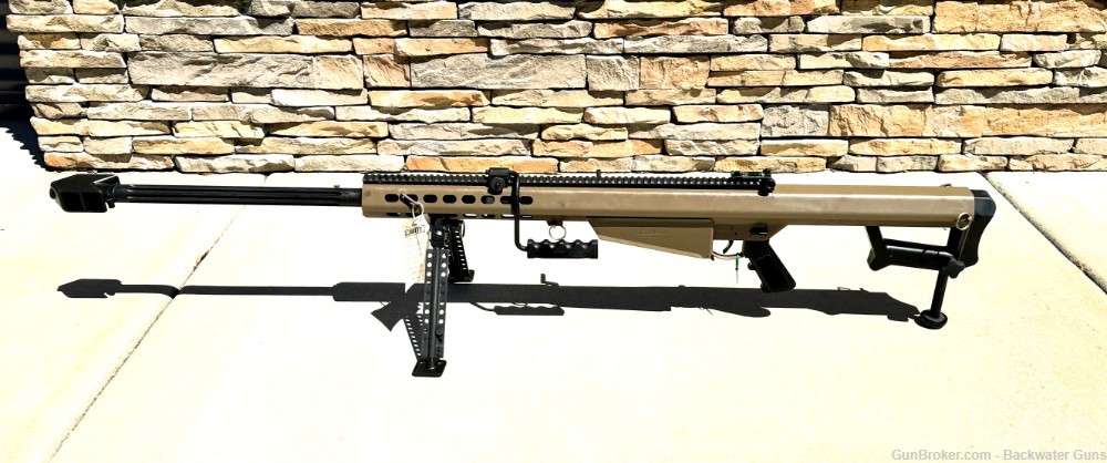  NEW BARRETT 82A1 .50 BMG SEMI-AUTOMATIC RIFLE FDE 29 INCH RARE NO RESERVE!-img-1