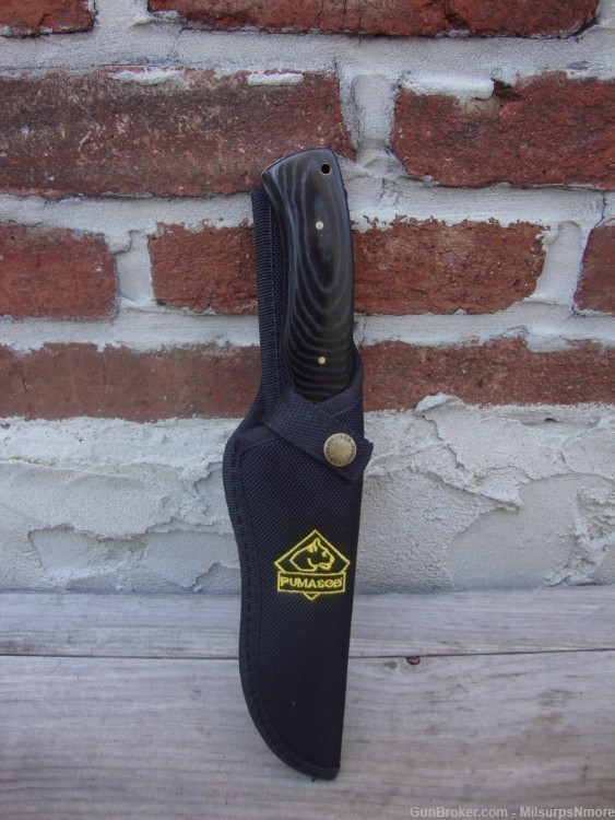 Puma SGB Nomad German Steel Fixed Blade Knife Full Tang Micarta W/ Sheath-img-14