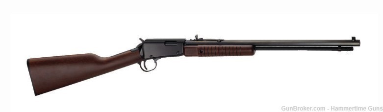 HENRY PUMP ACTION 22 WMR 20.5" 12-RD RIFLE-img-0