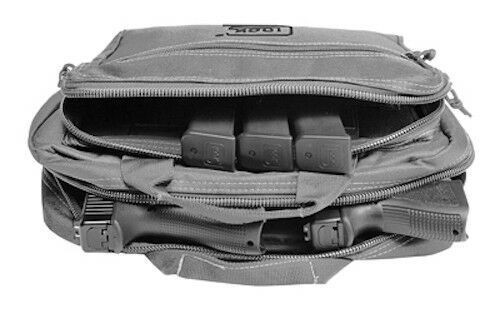 OEM Glock Gray Range Pistol Gun Bag (Two Pistol Bag)-img-0