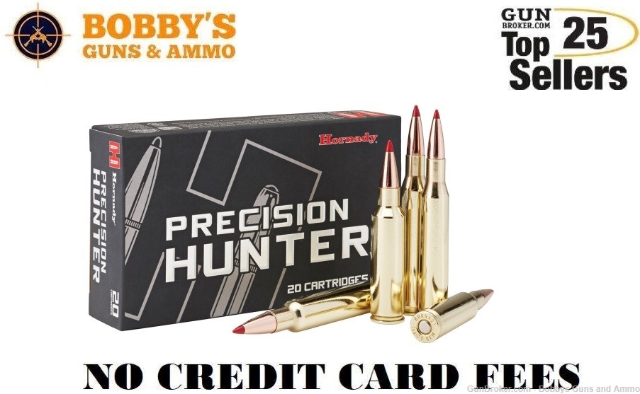 Hornady 82208 Precision Hunter 300 WSM 200 gr Extremely Low Drag eXpanding -img-0
