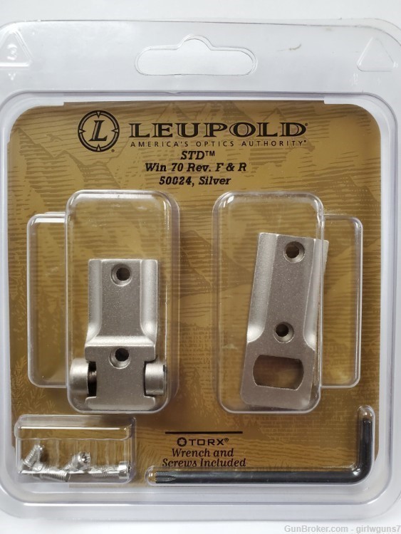 Leupold STD Win 70 Rev. F & R Silver, 50024-img-0
