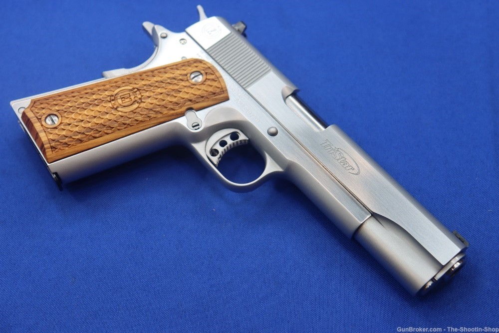 Metroarms Government Model 1911 Pistol 38 SUPER Deluxe Wood Stainless Steel-img-24
