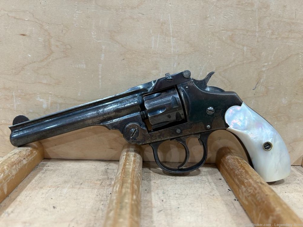 IVER JOHNSON TOP BREAK 22LR W/ MOTHER OF PEARL 25230-img-1