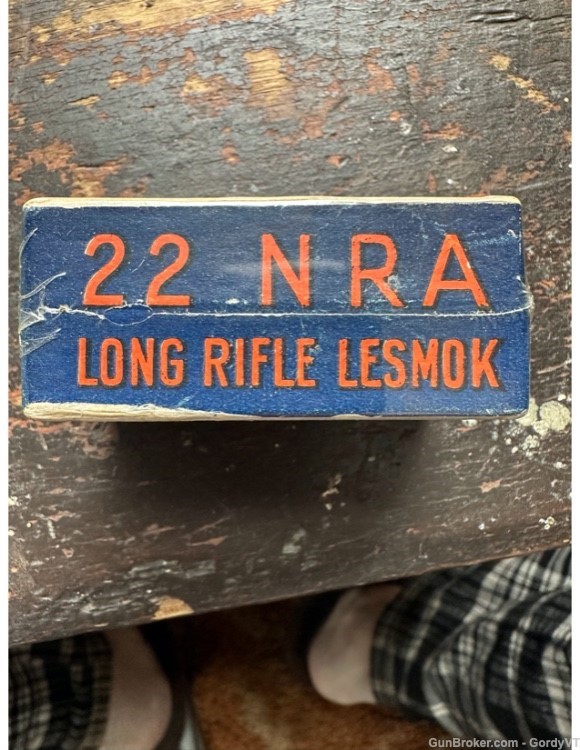 1917 US Cartridge NRA Lesmok Full Factory Sealed Excellent-img-1
