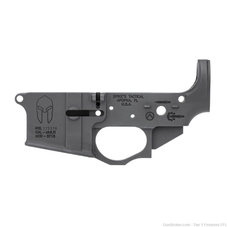 Spike's Tactical, Spartan, Semi-automatic, Lower, 223 Rem, 556NATO,-img-0