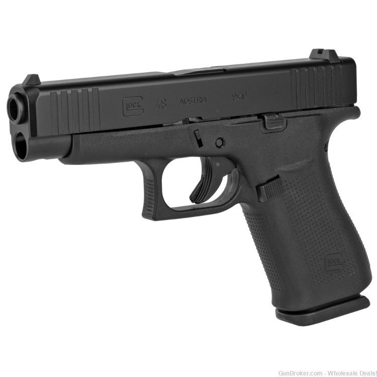 GLOCK 48 NEW 9mm PA4850201 Single Stack 9 10rd 10 rd CCW -img-0
