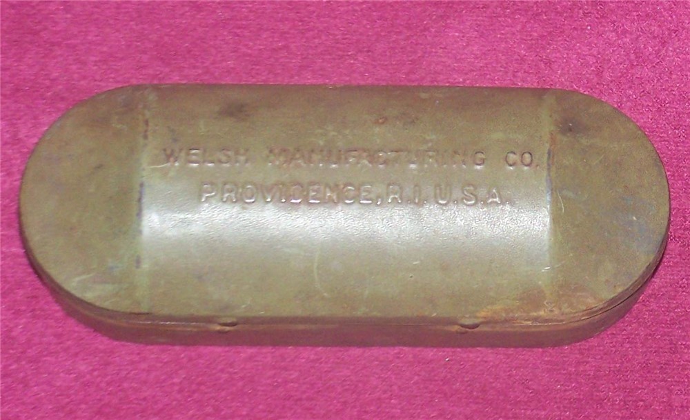 WW2 WELSH AVIATOR/MOT0RCYCLE GLASSES & METAL CASE-img-6