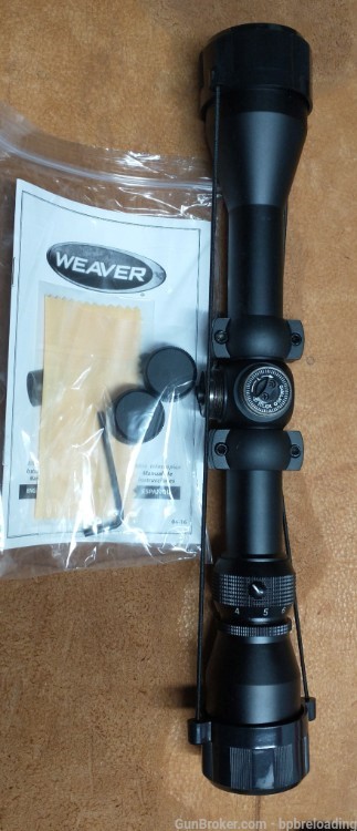 Weaver 3x9x40 Dual-X Scope & Rings-img-0