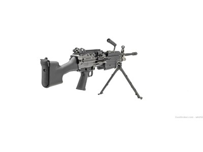 FNH FN M249S SAW 5.56 NATO 18.5" Semi Automatic Belt Fed Black 46-100169