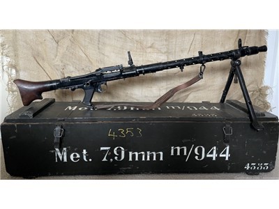 MG34 time capsule!   Matching kit dummy crated WW2 German M/944