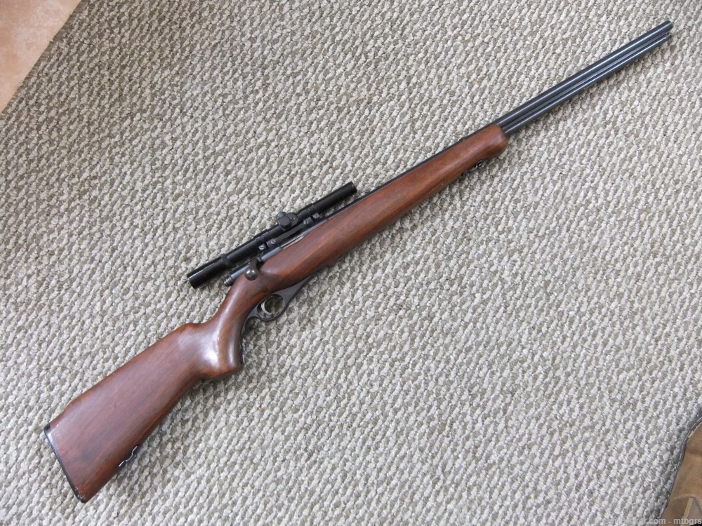 Mossberg Model 146A 146-A  .22 Short & LR Bolt Action Rifle w/ scope  C&R -img-0