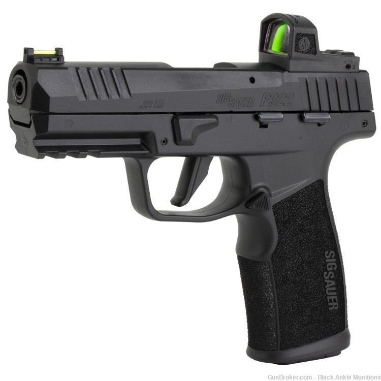 Sig Sauer P322 22LR Pistol, 20rd, Black, ROMEOZero Elite NIB 322C-B-RXZE-img-2