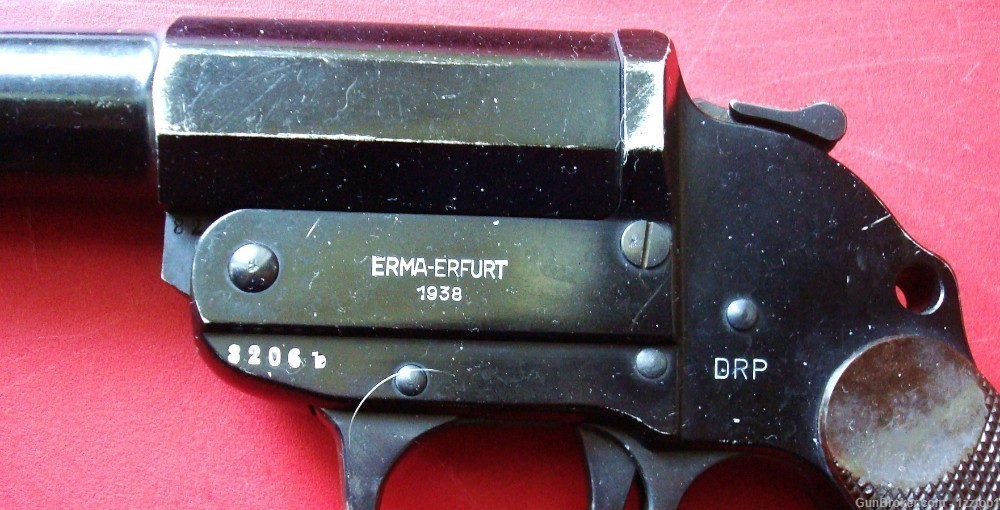 Model Heer Erma-Erfurt Flare / Signal gun 1938 WWII Rare DRP marked - Super-img-2
