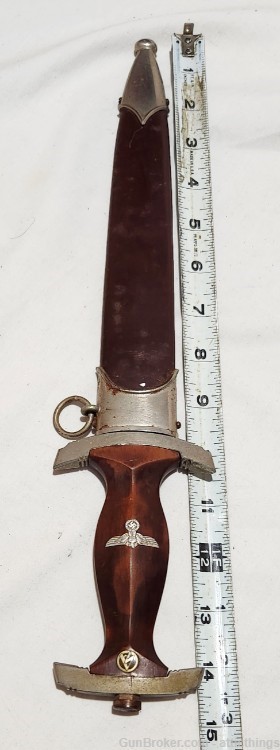 1941 WWII German Third Riech SA Dagger RZM M7/66 Carl Eickhorn w/Scabbard-img-24