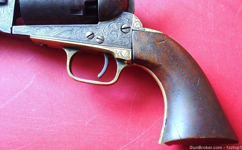 Colt Hartford English Dragoon Revolver - Serial # 43 - Factory Engraved -img-18