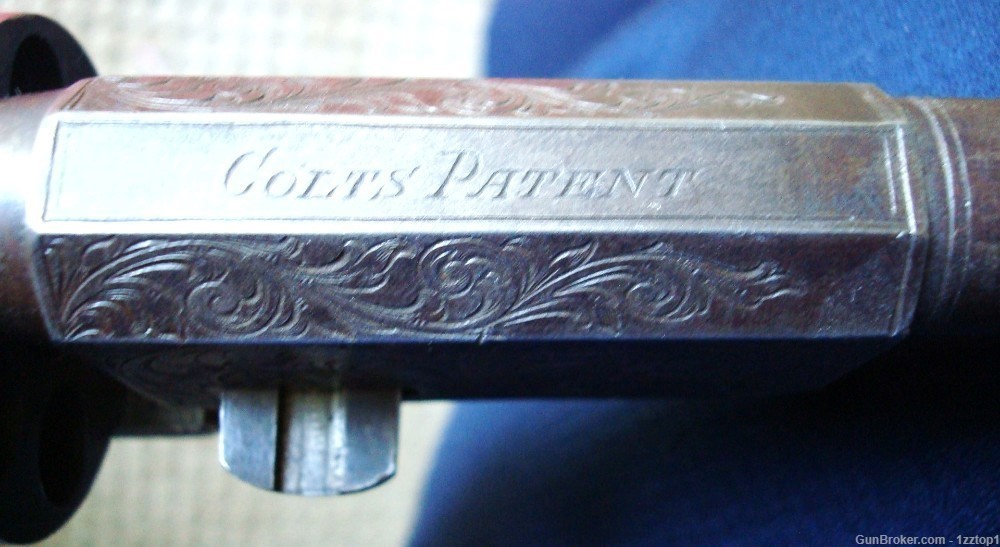 Colt Hartford English Dragoon Revolver - Serial # 43 - Factory Engraved -img-2
