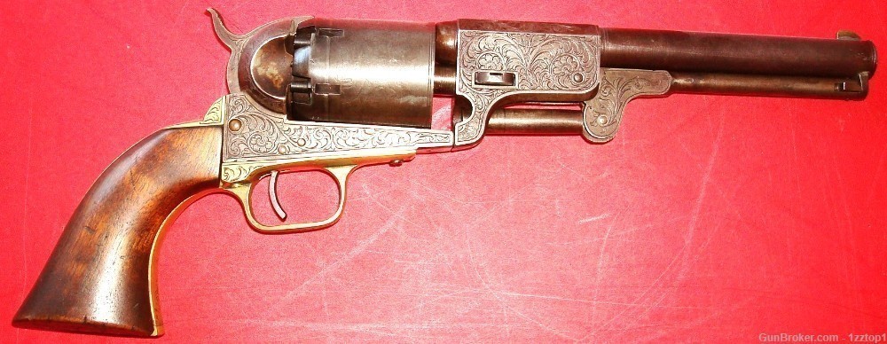 Colt Hartford English Dragoon Revolver - Serial # 43 - Factory Engraved -img-0
