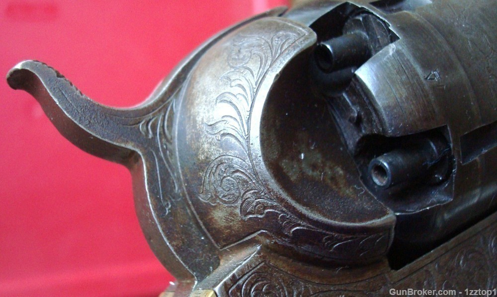 Colt Hartford English Dragoon Revolver - Serial # 43 - Factory Engraved -img-11