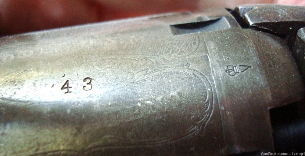 Colt Hartford English Dragoon Revolver - Serial # 43 - Factory Engraved -img-5