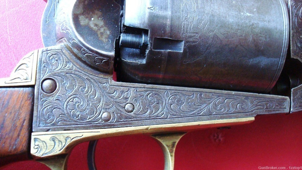 Colt Hartford English Dragoon Revolver - Serial # 43 - Factory Engraved -img-8