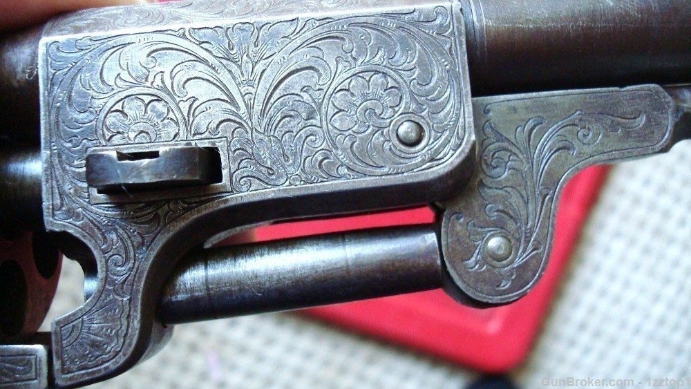 Colt Hartford English Dragoon Revolver - Serial # 43 - Factory Engraved -img-10
