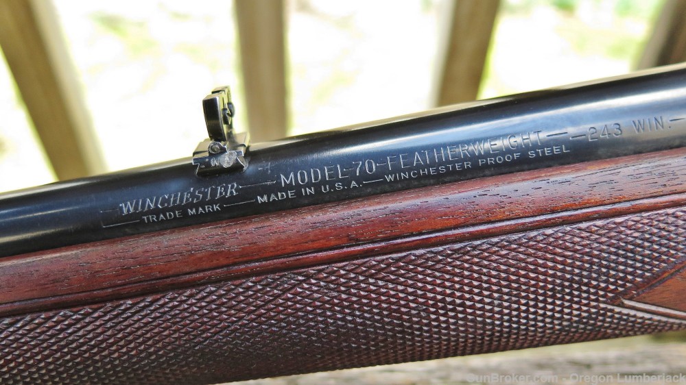 Winchester Pre-64 70 .243 Featherweight Nice from 1956! -img-23