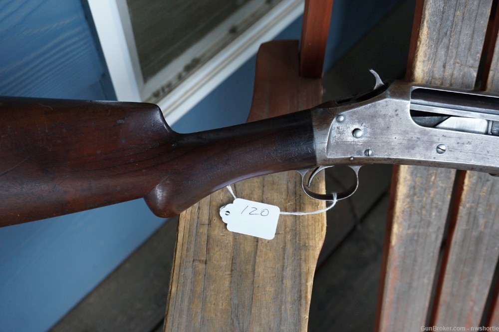 Winchester model 1897 12 Gauge 20 inch Riot Solid Frame-img-2