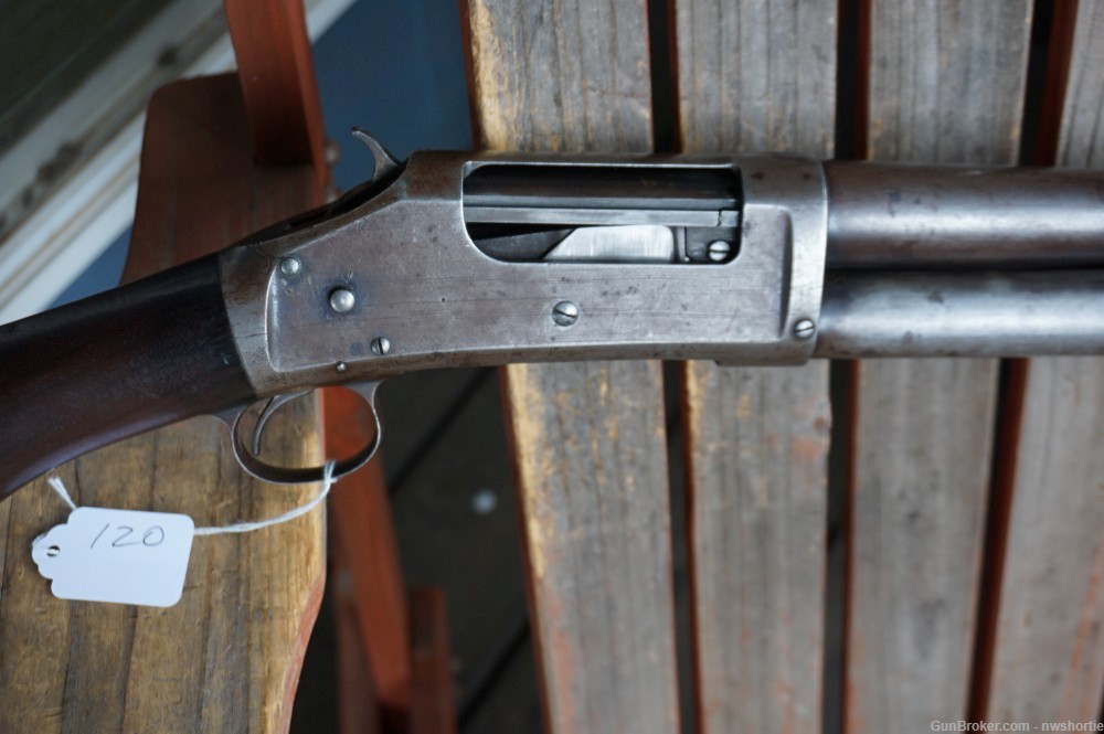 Winchester model 1897 12 Gauge 20 inch Riot Solid Frame-img-3