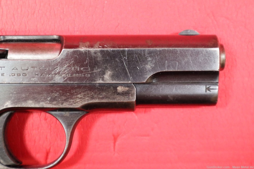 Colt 1908 Pocket Hammerless 380 made in 1920   No Reserve-img-8