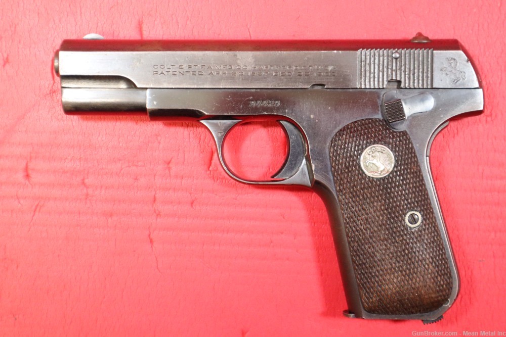 Colt 1908 Pocket Hammerless 380 made in 1920   No Reserve-img-1