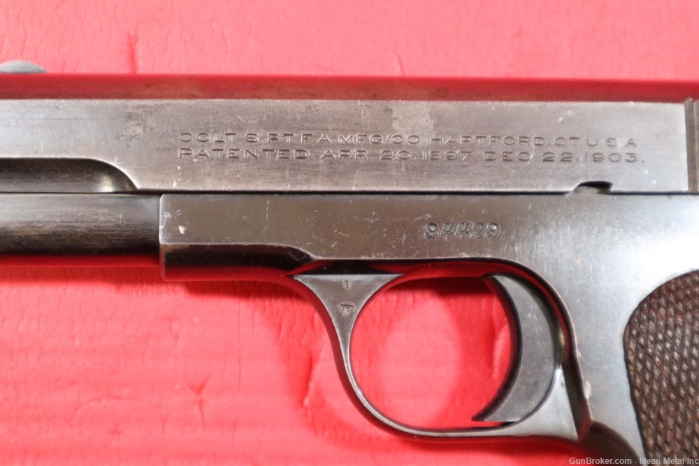 Colt 1908 Pocket Hammerless 380 made in 1920   No Reserve-img-4