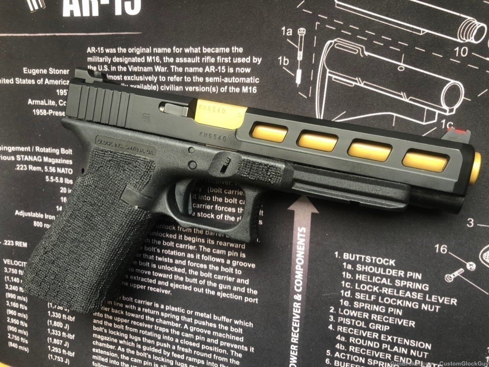 Custom Zev Glock 35 Dragonfly 40s&w G35 Tactical Competition Sevigny 1-img-1