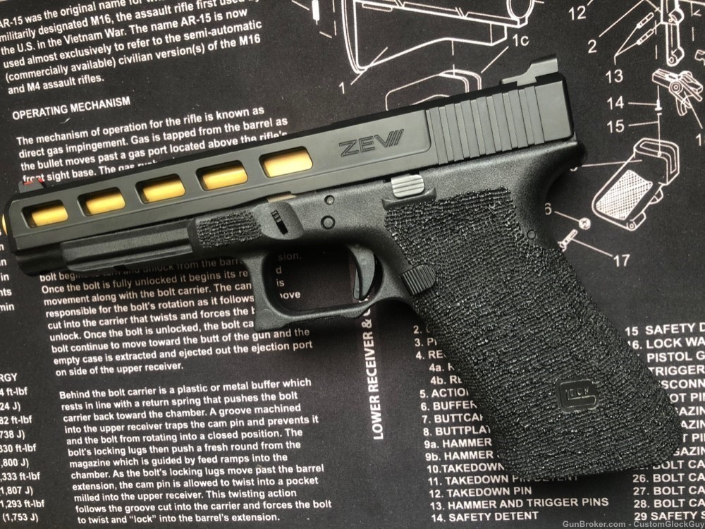 Custom Zev Glock 35 Dragonfly 40s&w G35 Tactical Competition Sevigny 1-img-5