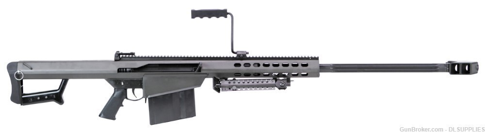 BARRETT MFG. M82A1 82A1 BLACK FINISH W/ (1) 10 RND MAG + BIPOD 29" .50 BMG-img-0