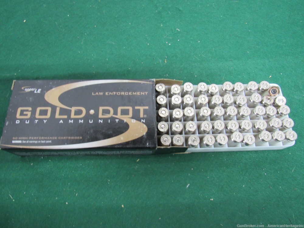 40 S&W 180gr HP SPEER LE Self Defense Protect box 50rds No CCF $13 SHIP-img-0