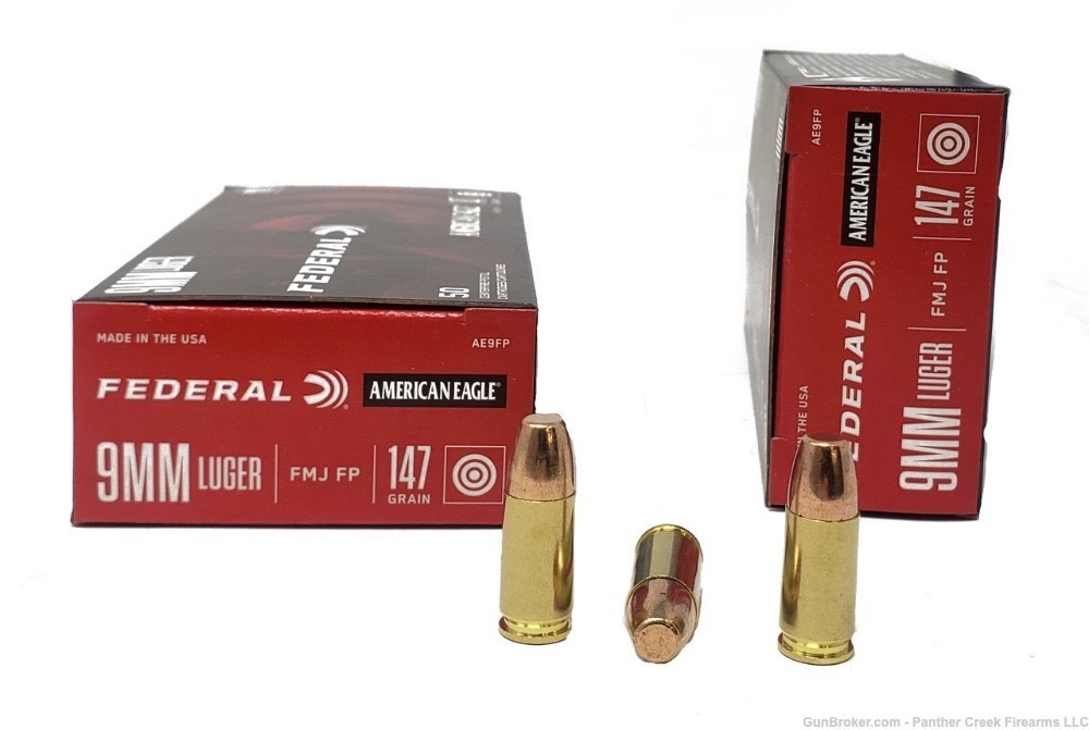 Federal 9mm 147gr FMJ 1000 Round Case Bulk ammo-img-3