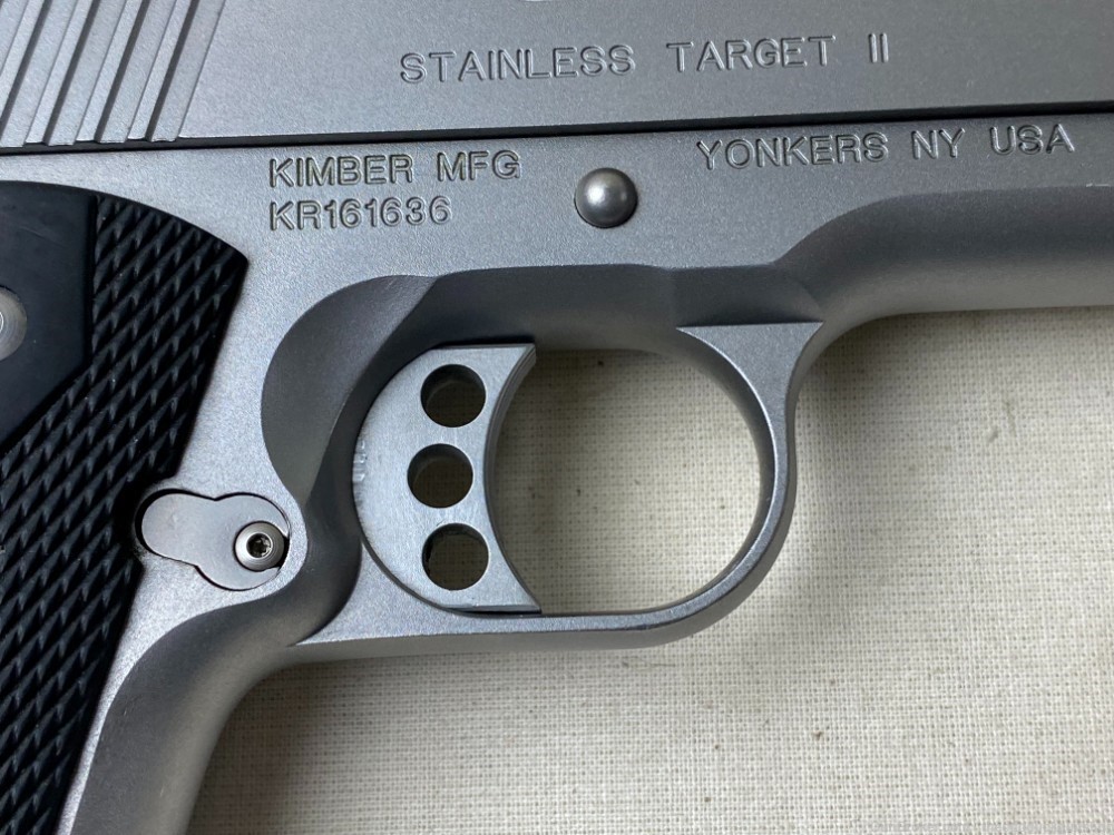 Kimber 1911 Stainless Target II 45 ACP 5"-img-9