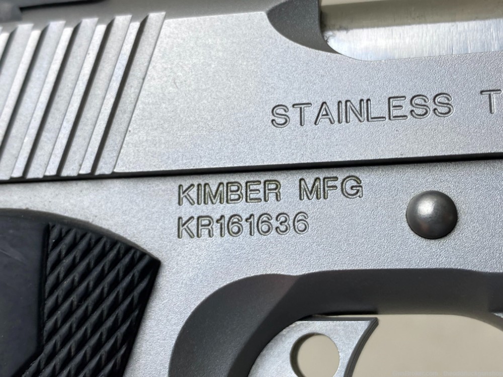 Kimber 1911 Stainless Target II 45 ACP 5"-img-12