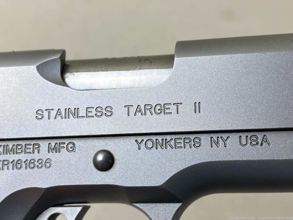 Kimber 1911 Stainless Target II 45 ACP 5"-img-13