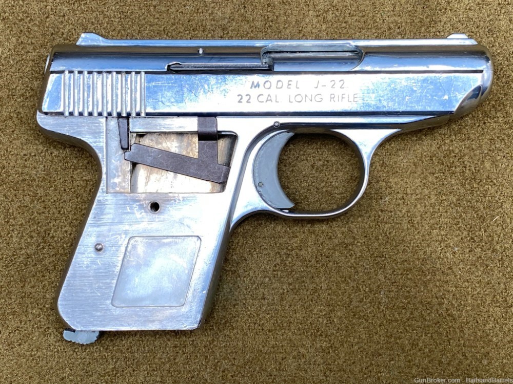 Jennings Firearms MODEL J-22 Vintage Pistol w/ Original Box - 2.5" Barrel-img-37